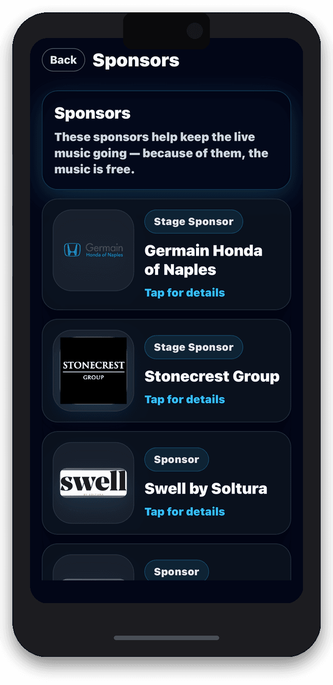 Sponsors