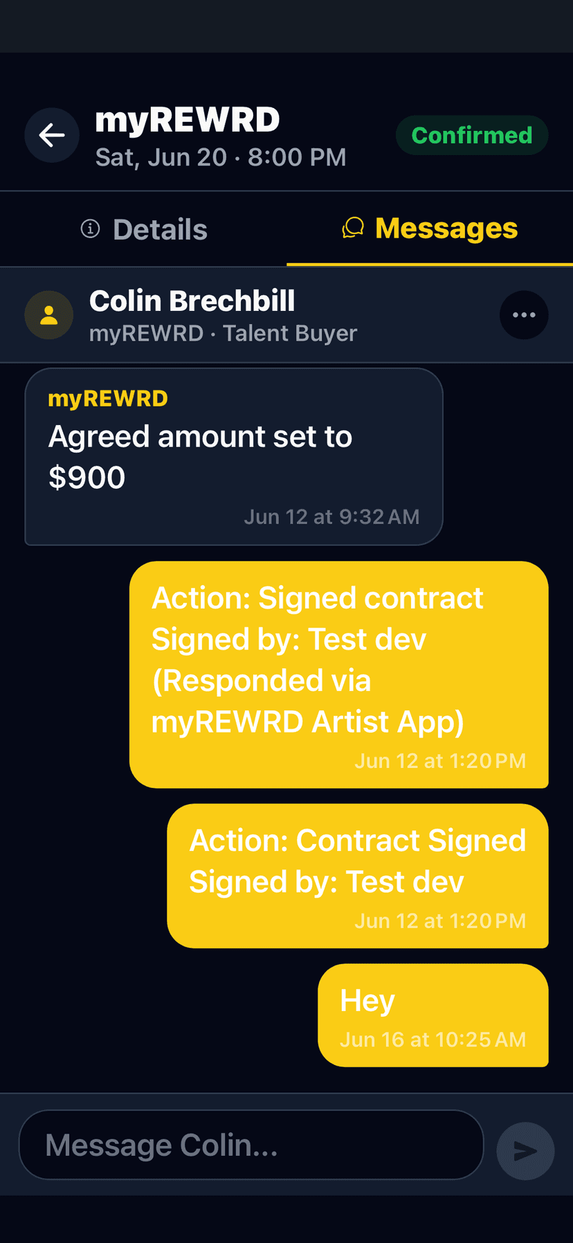 Messages